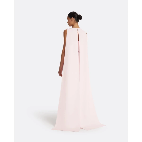 Safiyaa Ginevra Barely Pink Long Dress, view 3