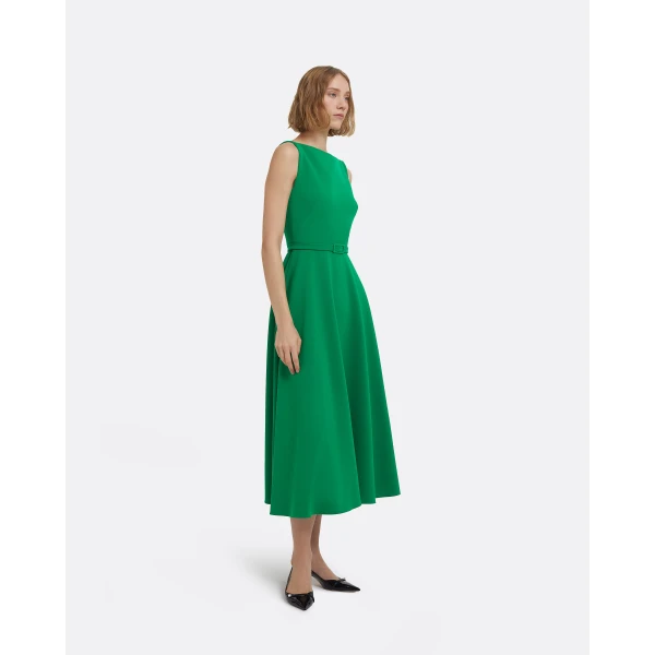 Safiyaa Ginny Midi Dress in Jewel Green, view 5