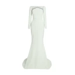 Safiyaa Heidi Long Dress in Spearmint