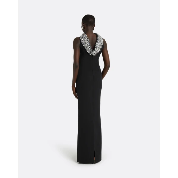 Safiyaa Holli Black Long Dress, view 3