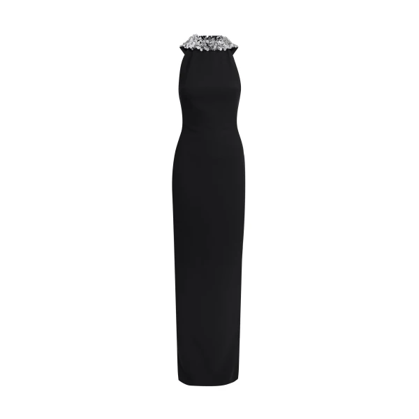 Safiyaa Holli Black Long Dress