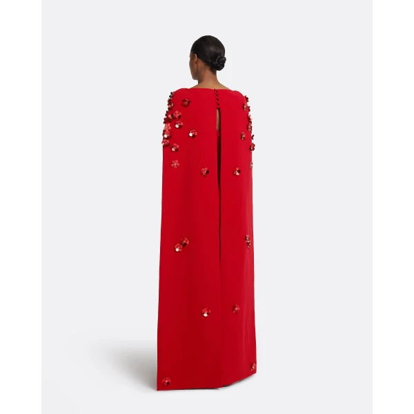Safiyaa Isabella Harness With Soshin Dress in Cherry Red, view 3