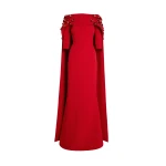 Safiyaa Isabella Harness With Soshin Dress in Cherry Red