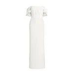 Safiyaa Iseah Long Dress in Ivory