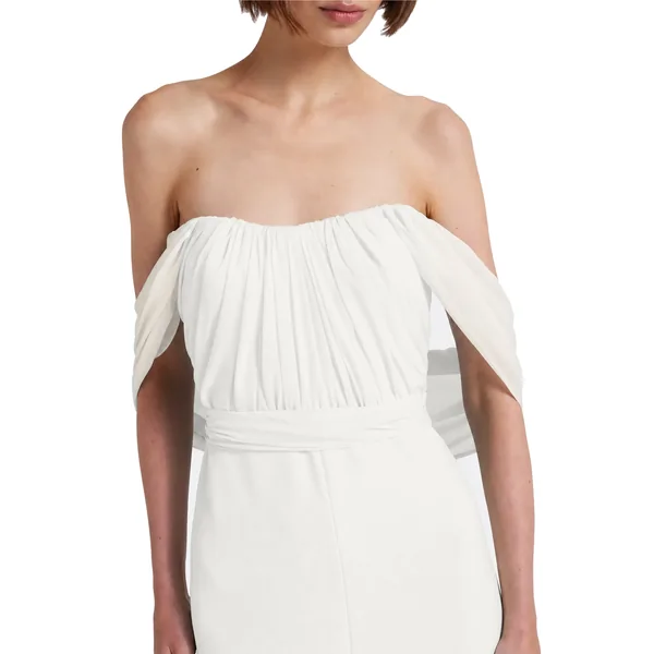 Safiyaa Iseah Long Dress in Ivory, view 4
