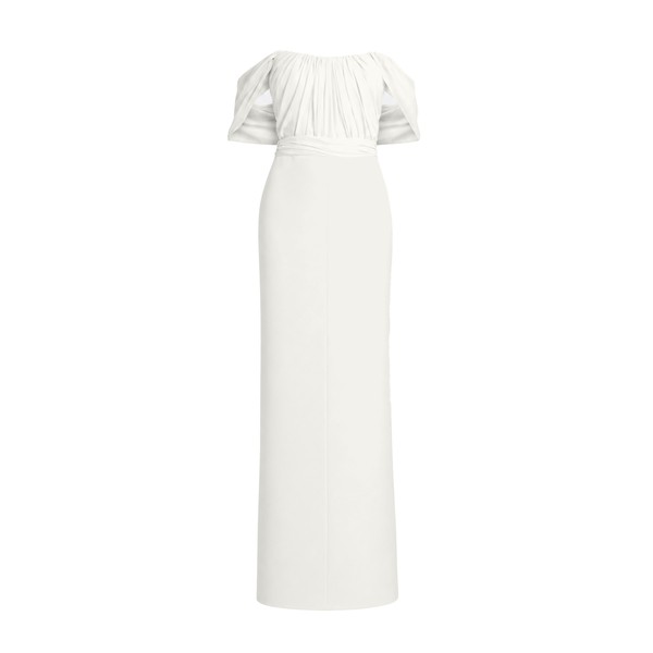 Safiyaa Iseah Long Dress in Ivory