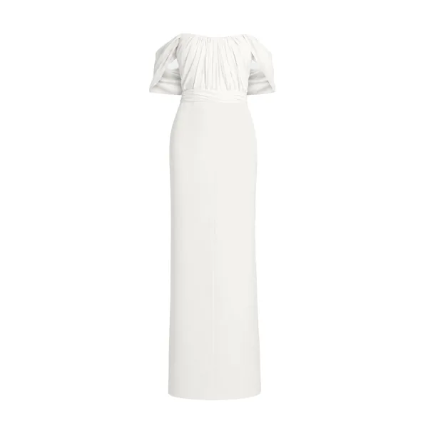 Safiyaa Iseah Long Dress in Ivory