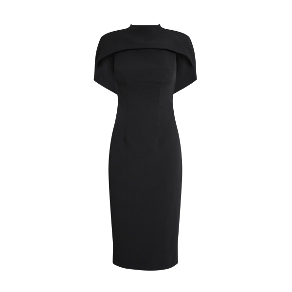 Safiyaa Kalika Black Midi Dress