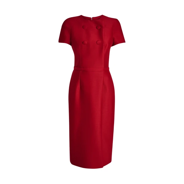 Safiyaa Kamari Midi Dress in Radiant Red