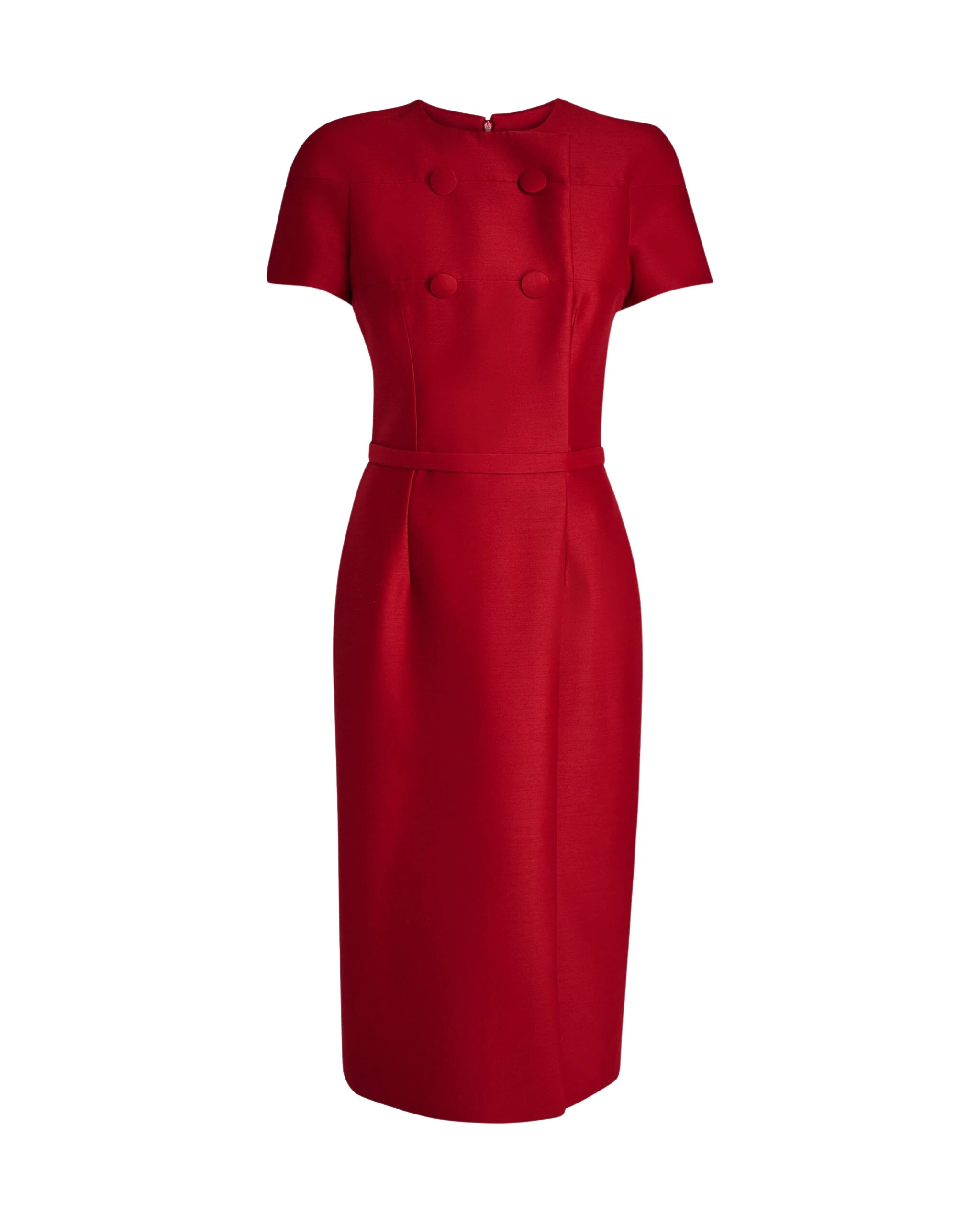 Kamari Midi Dress in Radiant Red
