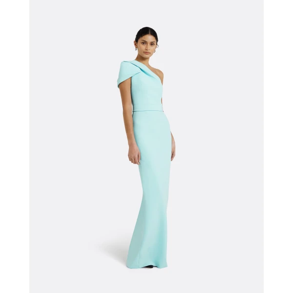 Safiyaa Kora Mint Long Dress, view 5