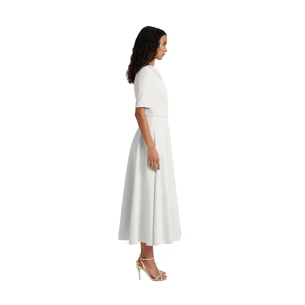 Safiyaa Melinda Midi Dress in Ivory, view 5