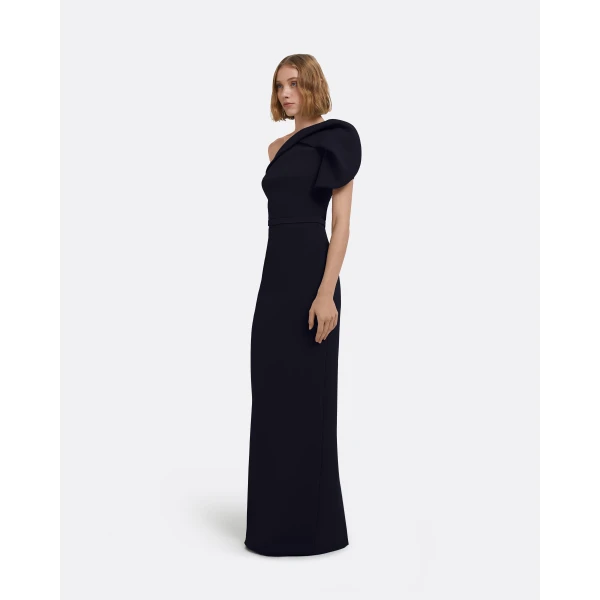 Safiyaa Millie Long Dresses In Midnight Navy Dress, view 4