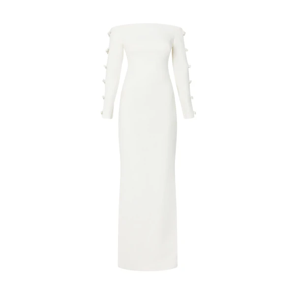 Safiyaa Morag Ivory Long Dress