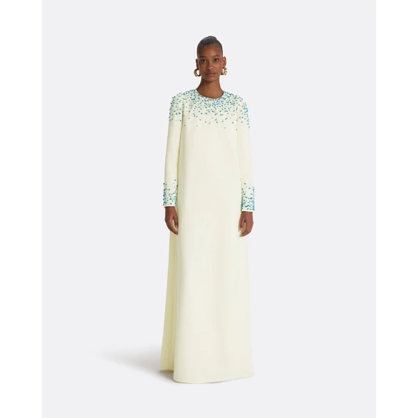 Safiyaa Naima Sorbet Long Dress, view 2