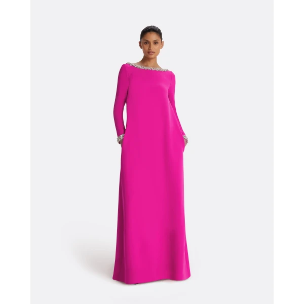 Safiyaa Naimal Wild Strawberry Long Dress, view 2