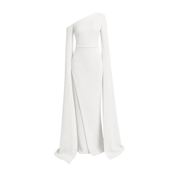 Safiyaa Rinna Long Dress in Ivory