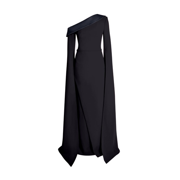 Safiyaa Rinoa Long Dress in Midnight Navy