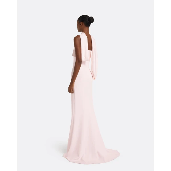 Safiyaa Roshana Barely Pink Long Dress, view 3