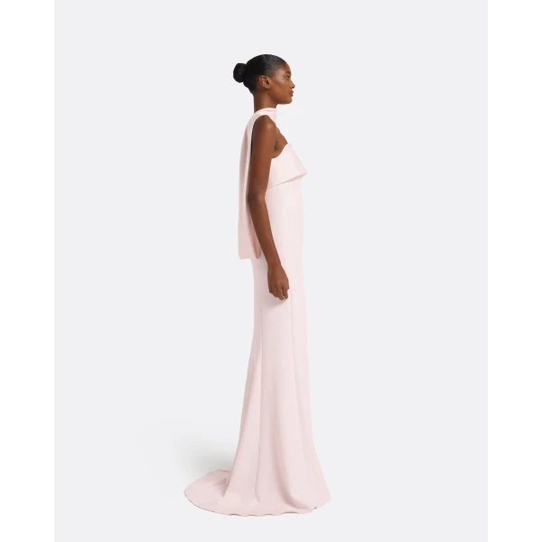 Safiyaa Roshana Barely Pink Long Dress, view 5