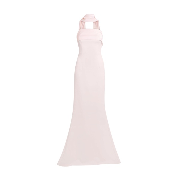Safiyaa Roshana Barely Pink Long Dress
