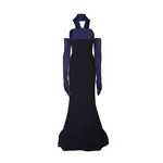 Safiyaa Roshana Midnight Navy Long Dress
