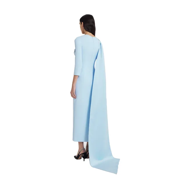 Safiyaa Solenne Midi Dress in Pale Blue, view 3