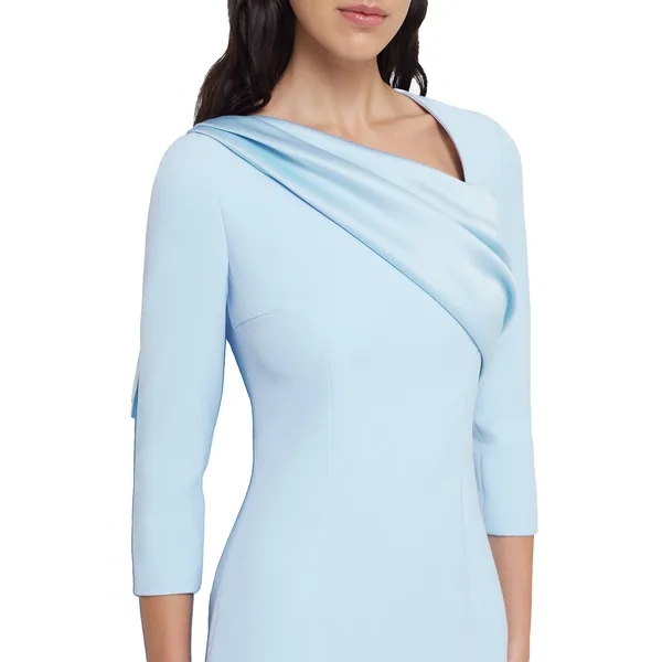 Safiyaa Solenne Midi Dress in Pale Blue, view 4