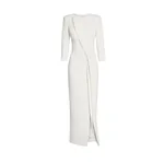 Safiyaa Vietta Midi Dress in Ivory