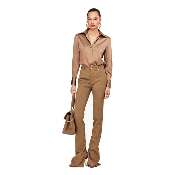 Schiaparelli Classic Shirt in Brown, view 4