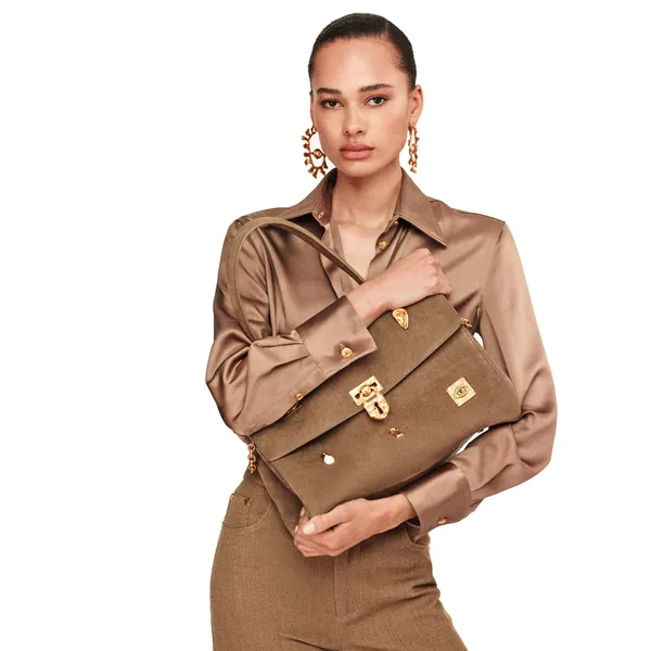 Schiaparelli Classic Shirt in Brown, view 5