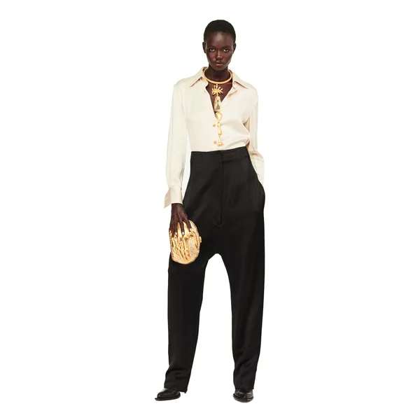 Schiaparelli Classic Shirt in Ecru, view 2