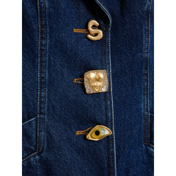 Schiaparelli Denim Basque Jacket, view 6