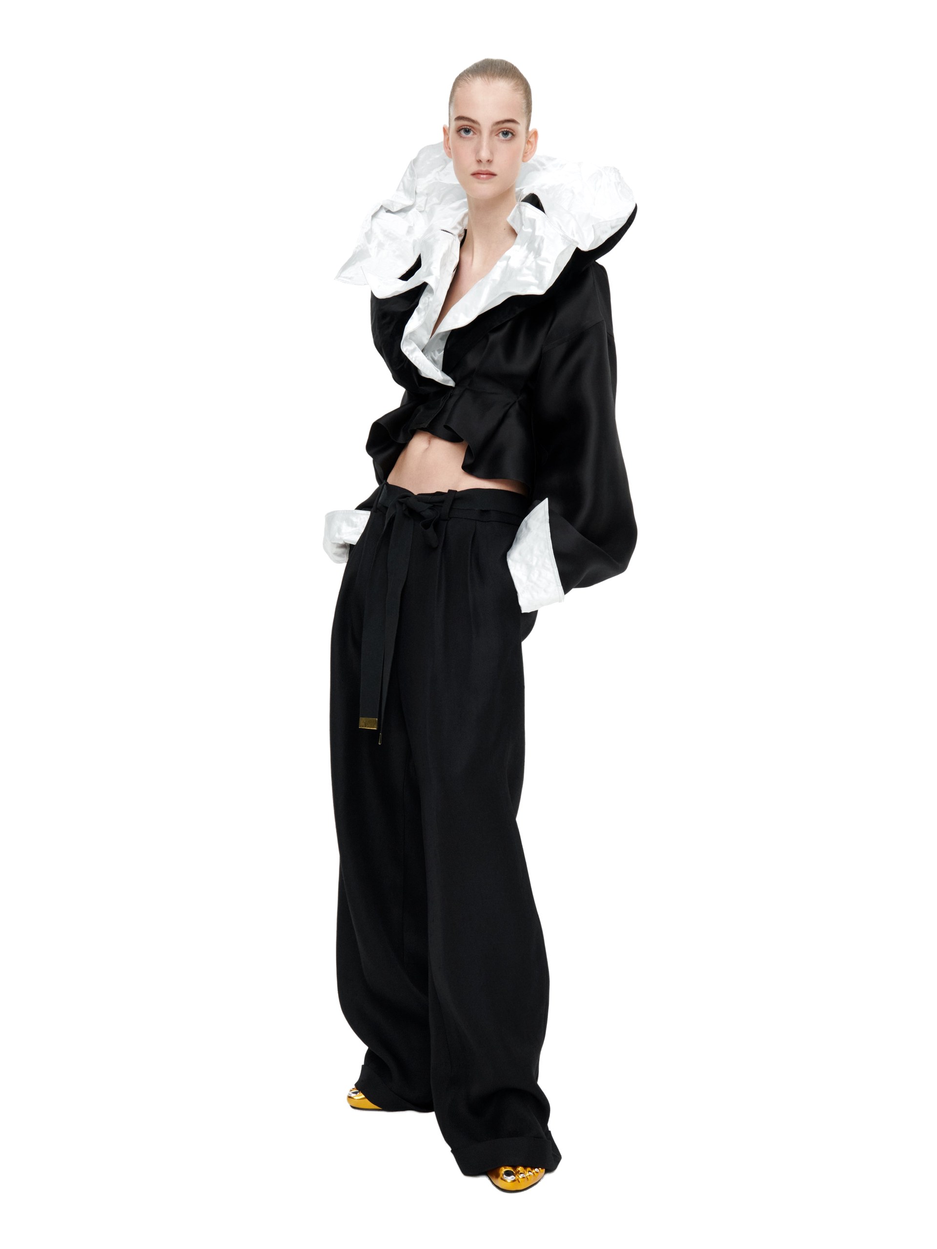 Schiaparelli Sculptural Collar Jacket Schiaparelli Jackets | Luxury Shoes schiaparelli sculptural collar jacket