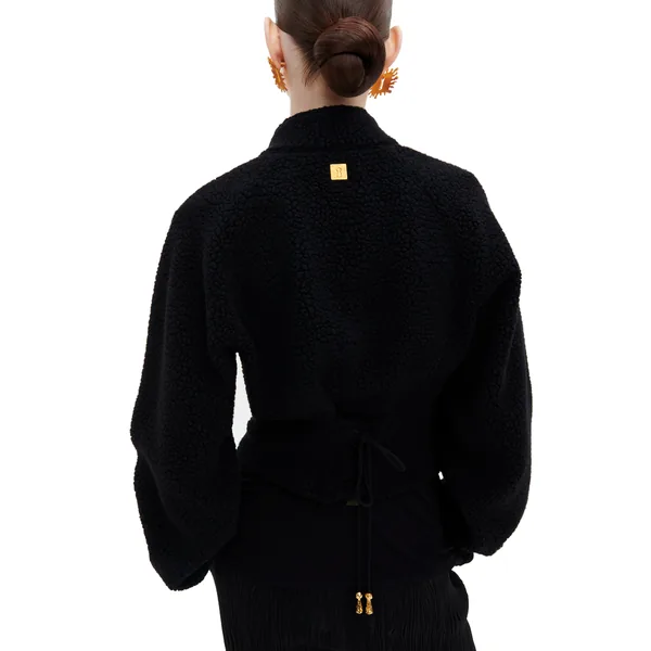 Schiaparelli Zip-Up Sweatshirt Knit, view 3
