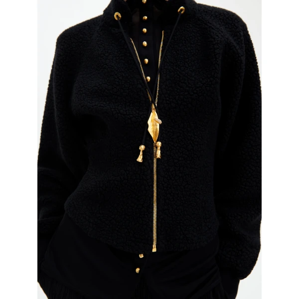 Schiaparelli Zip-Up Sweatshirt Knit, view 6