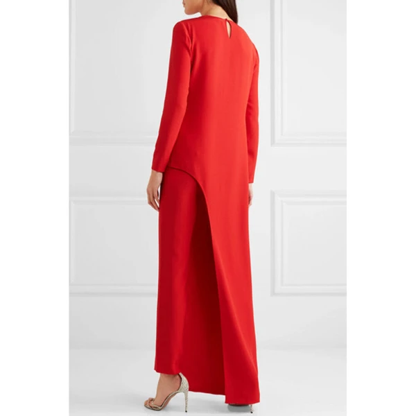 SemSem Asymmetric Tunic in Red, view 2