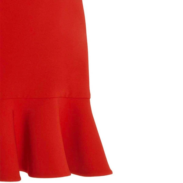 SemSem Camille Flared Skirt in Red, view 2