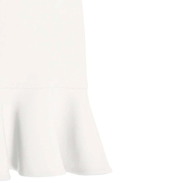 SemSem Camille Flared Skirt in White, view 3