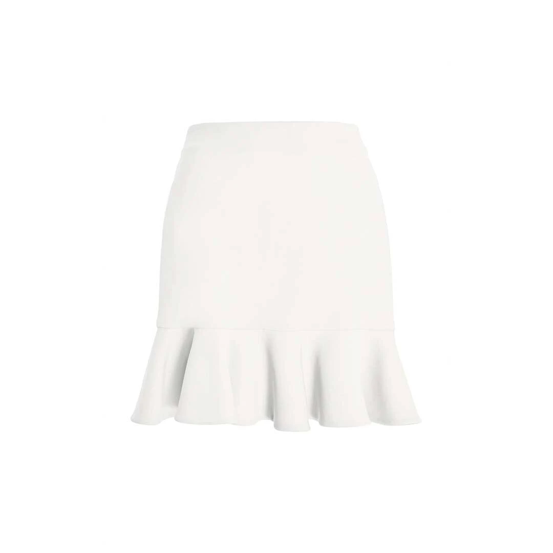 SemSem Camille Flared Skirt in White