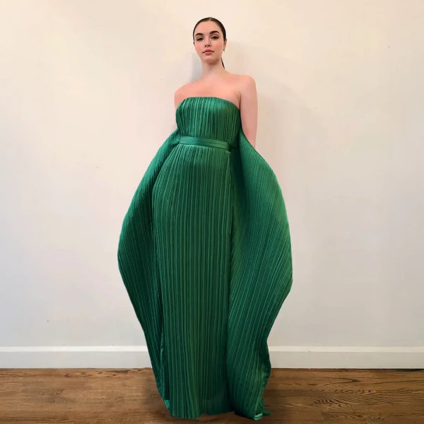 SemSem Cleopatra Dress in Emerald, view 2