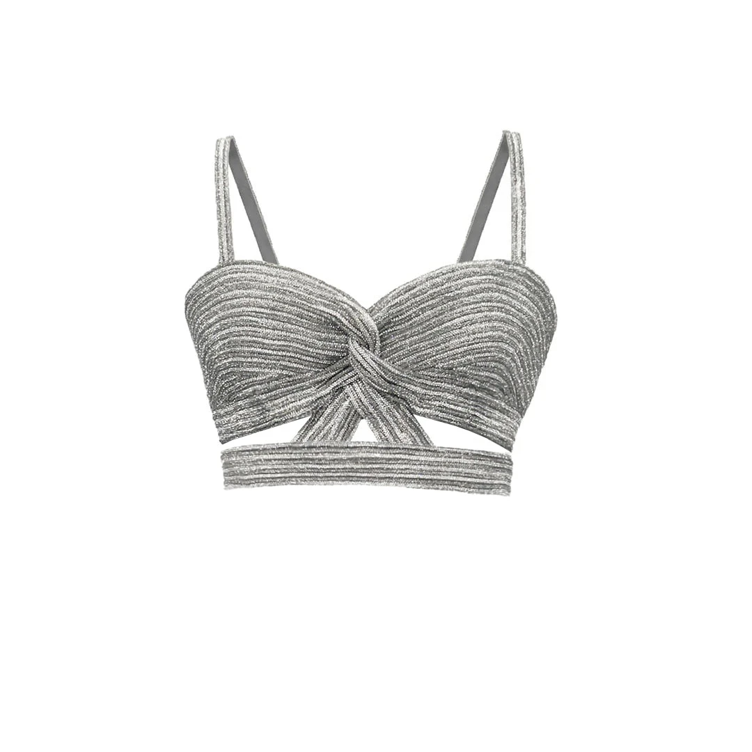 SemSem Crystal Cord Embellished Top