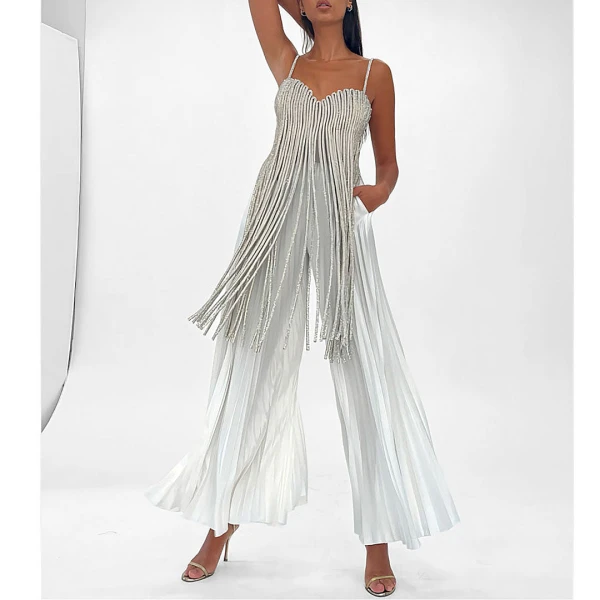 SemSem Crystal Cord Fringe Top, view 3