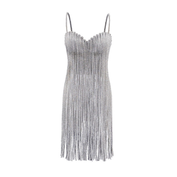 SemSem Crystal Cord Fringe Top