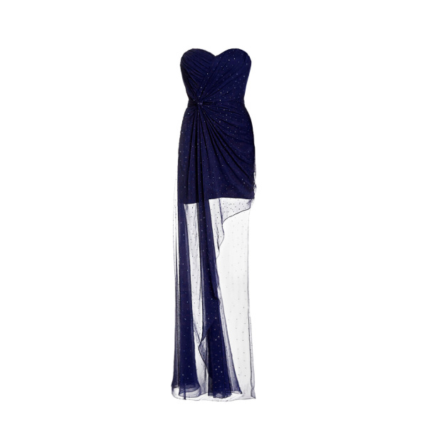 SemSem Crystal-Embellished Bustier Dress