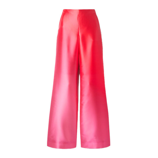SemSem Dégradé duchesse-satin wide-leg pants in Pink