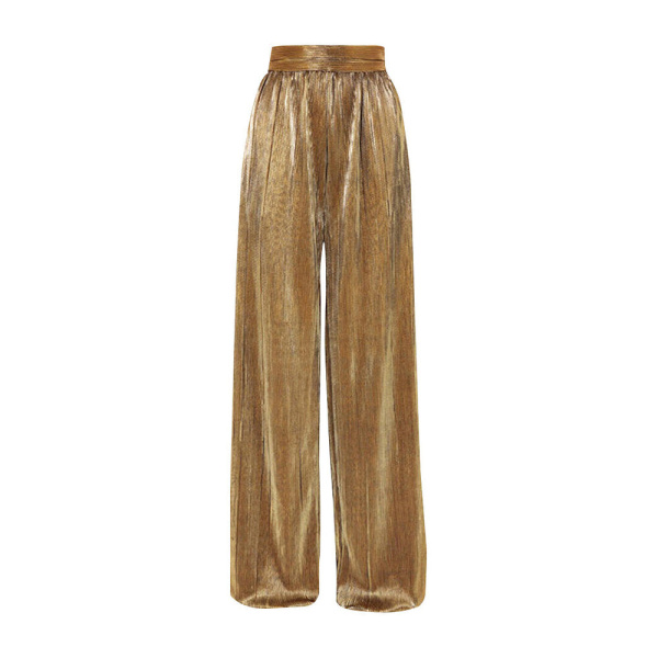 SemSem Gold Plissé Pants