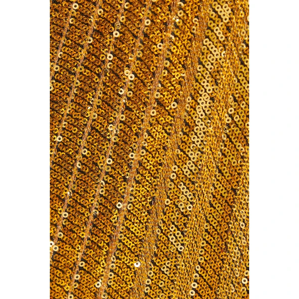 SemSem Gold Sequin Bustier Mini Dress, view 4