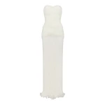 Shona Joy Federick Pleated Ruffle Maxi Dress