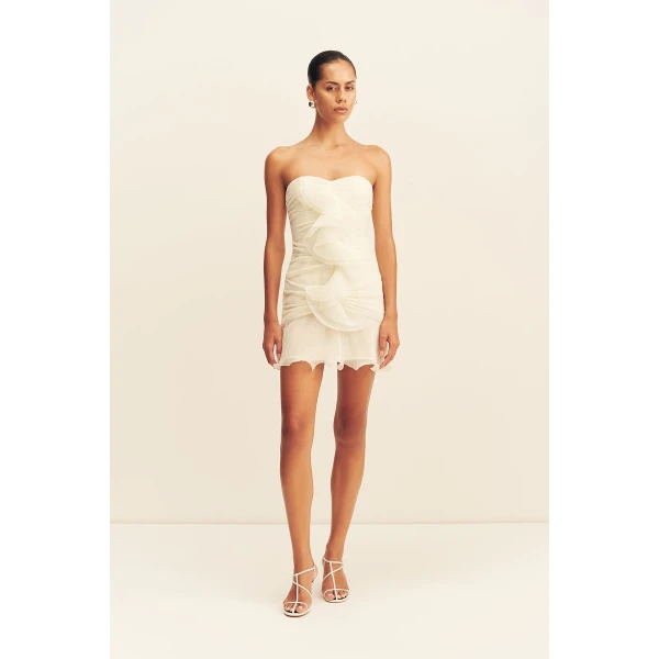Shona Joy Federick Pleated Ruffle Mini Dress, view 2